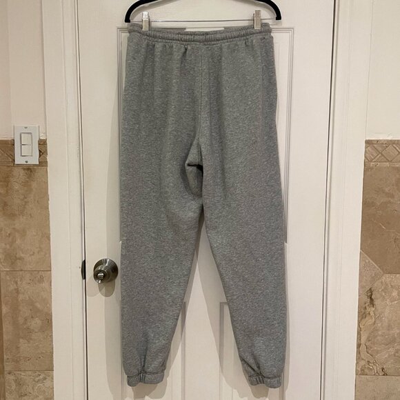 EUC Cotton On Classic High-Waisted Fleece Oversized Slouchy Sweatpants Grey - Picture 6 of 7